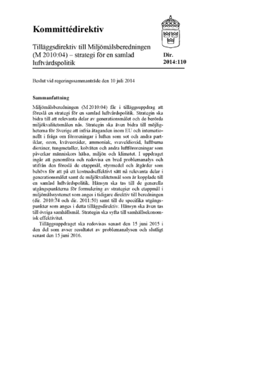 Omslaget till dir. 2014:110