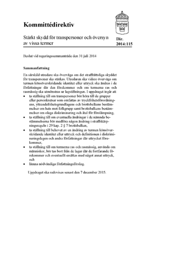 Omslaget till dir. 2014:115