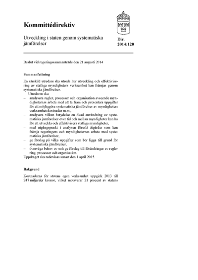 Omslaget till dir. 2014:120