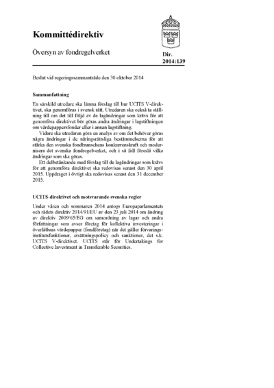 Omslaget till dir. 2014:139