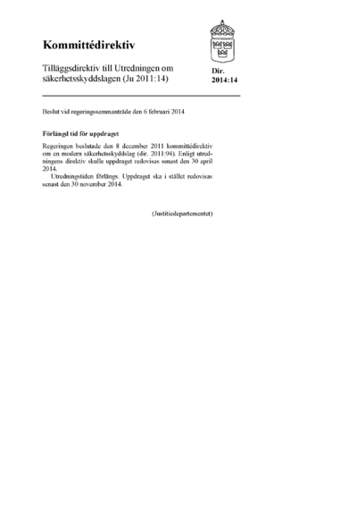 Omslaget till dir. 2014:14