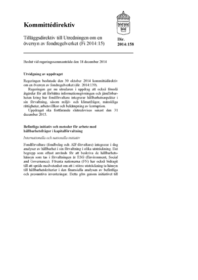 Omslaget till dir. 2014:158