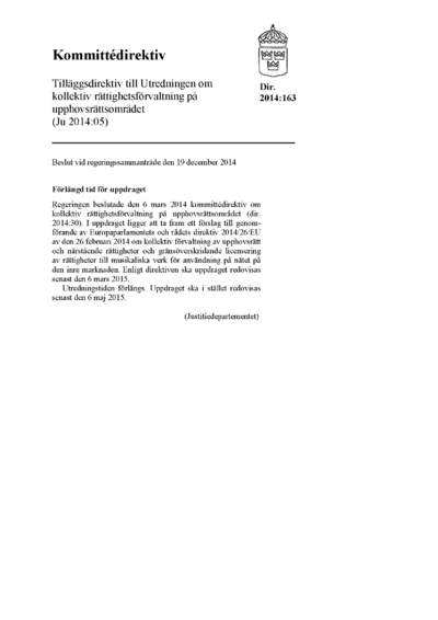 Omslaget till dir. 2014:163