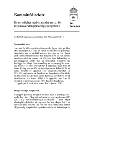 Omslaget till dir. 2014:164