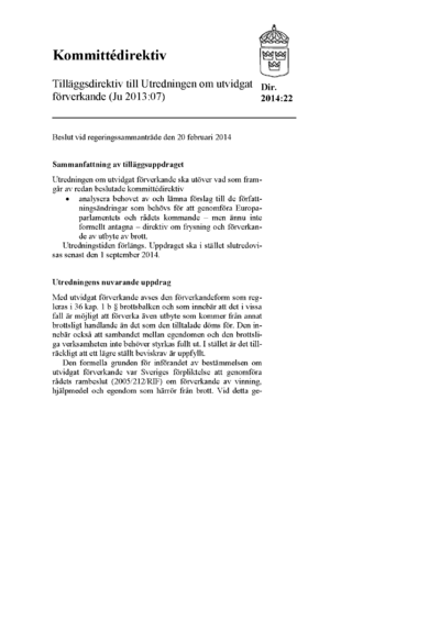 Omslaget till dir. 2014:22