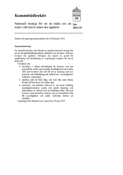 Omslaget till dir. 2014:25