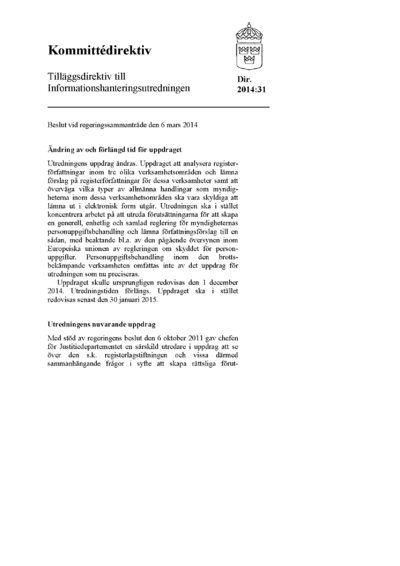 Omslaget till dir. 2014:31