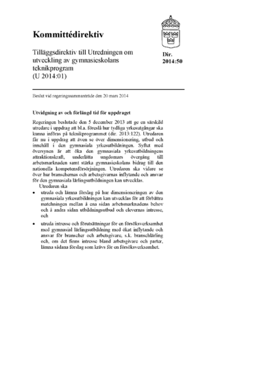 Omslaget till dir. 2014:50
