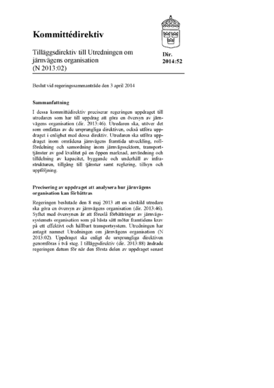 Omslaget till dir. 2014:52