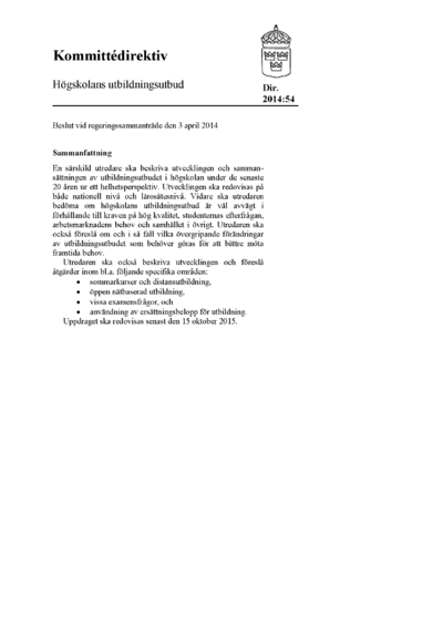 Omslaget till dir. 2014:54