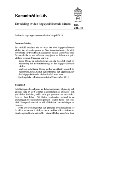 Omslaget till dir. 2014:56