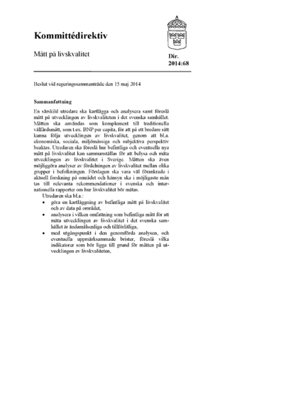 Omslaget till dir. 2014:68