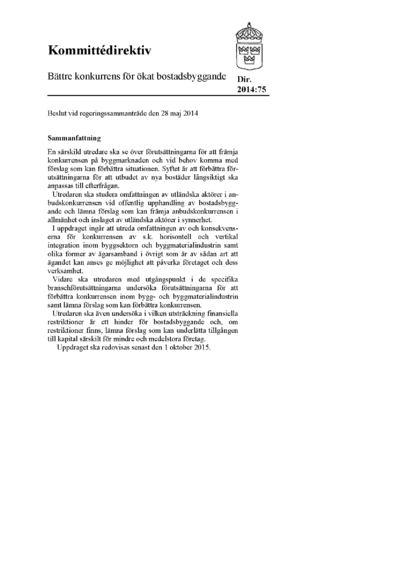 Omslaget till dir. 2014:75