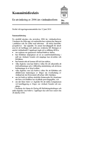 Omslaget till dir. 2014:84