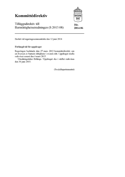 Omslaget till dir. 2014:86
