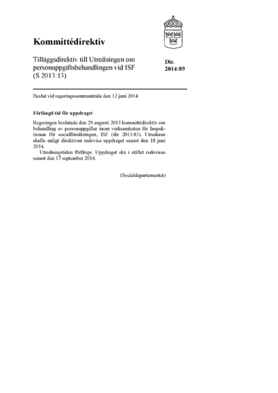 Omslaget till dir. 2014:89