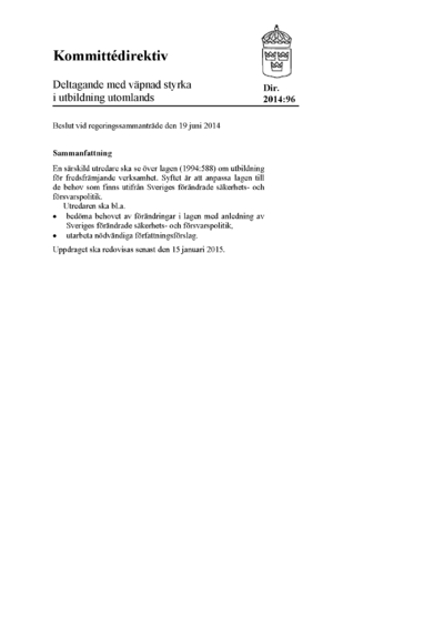 Omslaget till dir. 2014:96