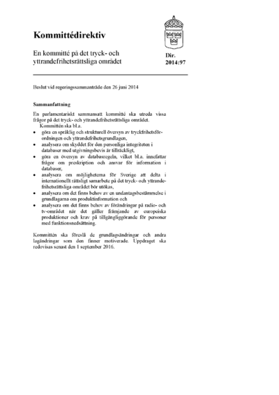 Omslaget till dir. 2014:97