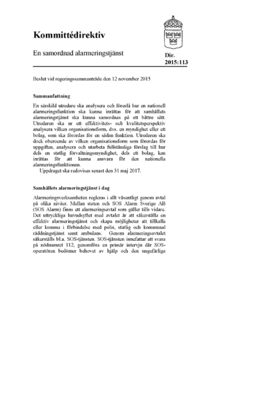 Omslaget till dir. 2015:113