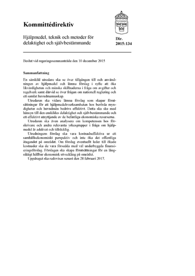 Omslaget till dir. 2015:134