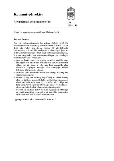 Omslaget till dir. 2015:136