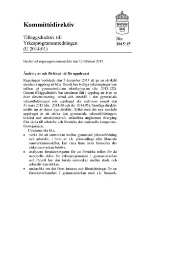 Omslaget till dir. 2015:15