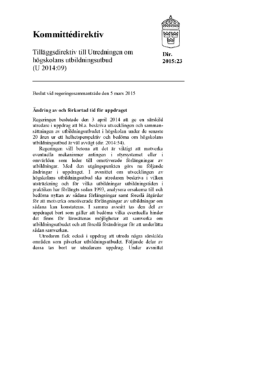 Omslaget till dir. 2015:23