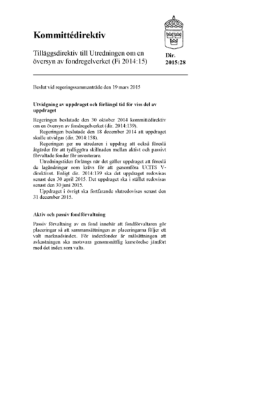 Omslaget till dir. 2015:28