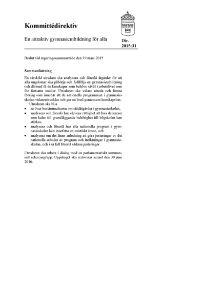 Omslaget till dir. 2015:31
