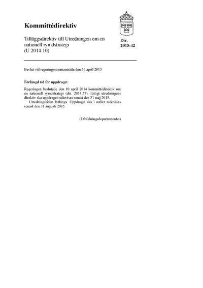 Omslaget till dir. 2015:42