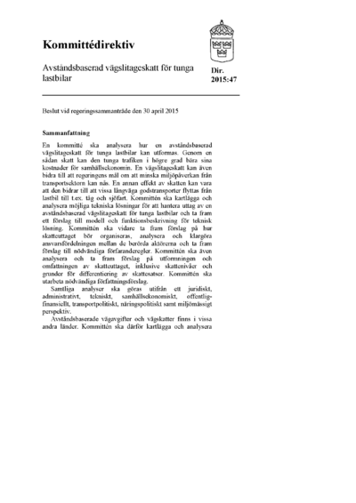 Omslaget till dir. 2015:47
