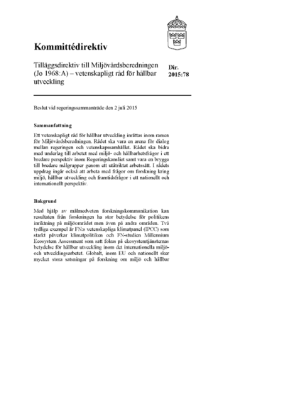 Omslaget till dir. 2015:78