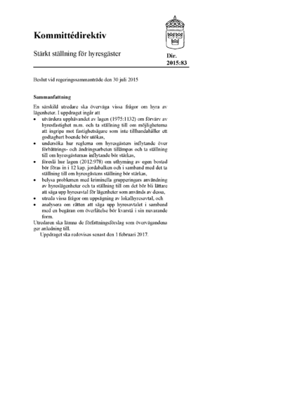 Omslaget till dir. 2015:83