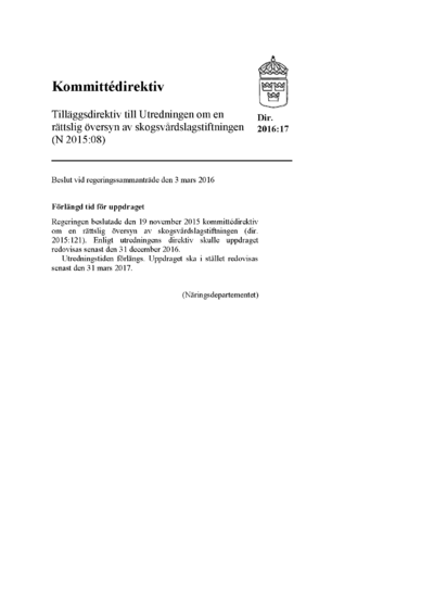 Omslaget till dir. 2016:17