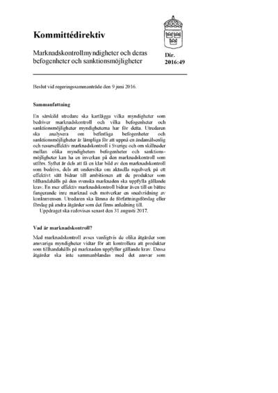 Omslaget till dir. 2016:49