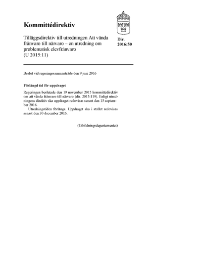 Omslaget till dir. 2016:50