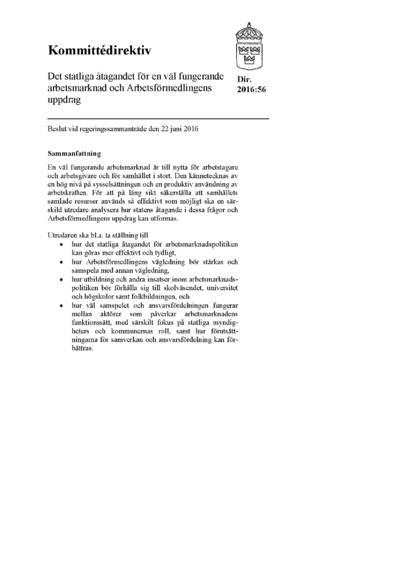 Omslaget till dir. 2016:56