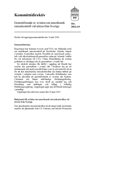 Omslaget till dir. 2016:69