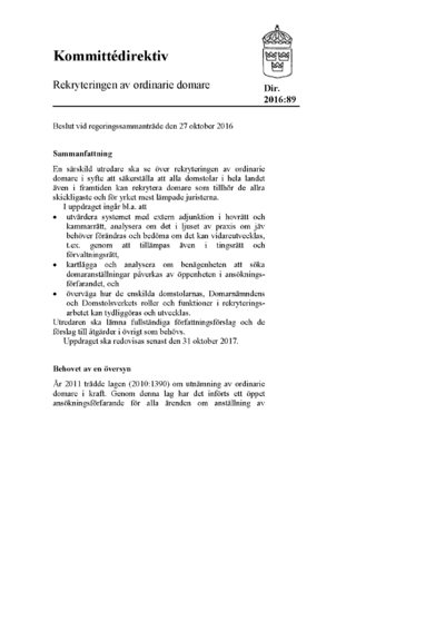 Omslaget till dir. 2016:89