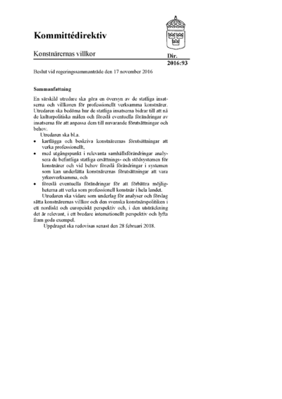 Omslaget till dir. 2016:93