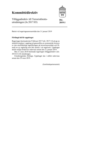 Omslaget till dir. 2019:1