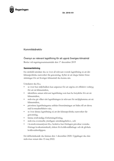 Omslaget till dir. 2019:101