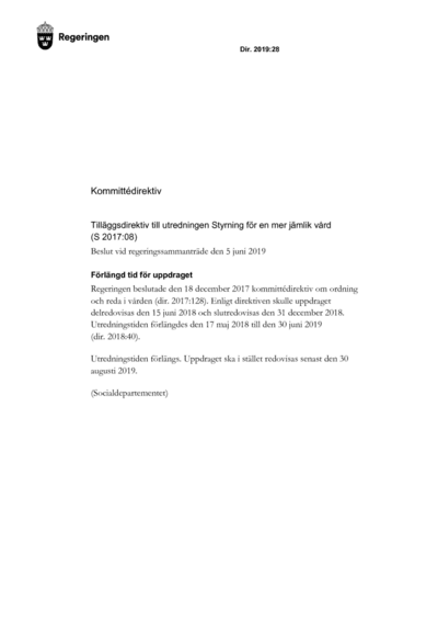 Omslaget till dir. 2019:28