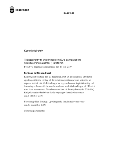 Omslaget till dir. 2019:35