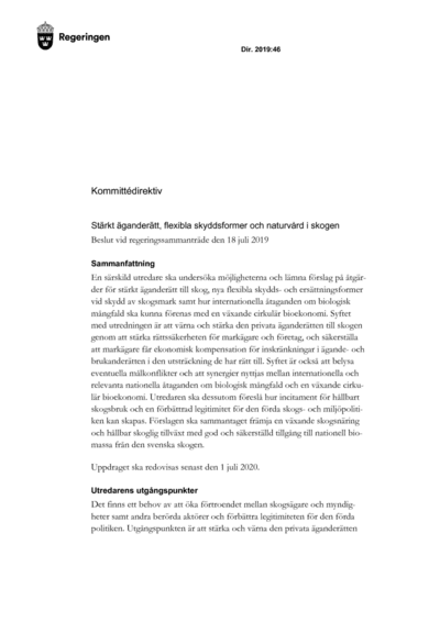 Omslaget till dir. 2019:46