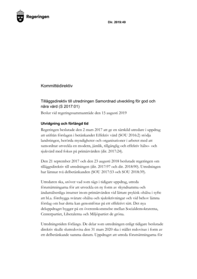 Omslaget till dir. 2019:49