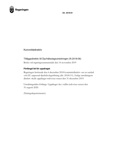 Omslaget till dir. 2019:81
