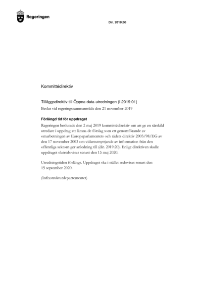 Omslaget till dir. 2019:88