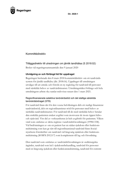 Omslaget till dir. 2020:1