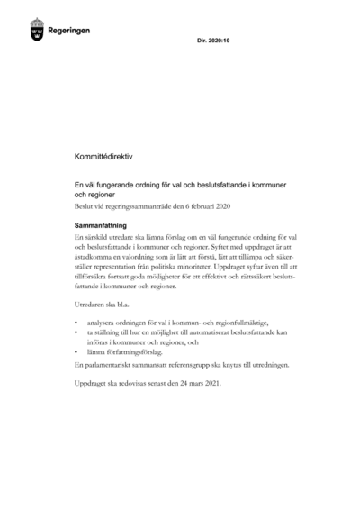 Omslaget till dir. 2020:10